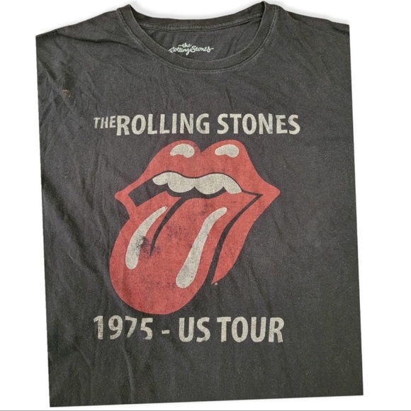 Rolling Stones Women's 3x Short Sleeve Graphic T-Shirt Charcoal - Picture 3 of 5